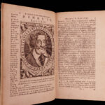1682 History of France Mezeray Clovis Pharamond Legends Saint Louis IX Portraits