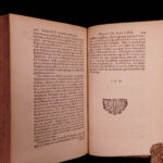 1682 History of France Mezeray Clovis Pharamond Legends Saint Louis IX Portraits