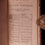 1682 History of France Mezeray Clovis Pharamond Legends Saint Louis IX Portraits