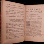 1682 History of France Mezeray Clovis Pharamond Legends Saint Louis IX Portraits