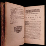 1664 RARE 1st ed John Barclay Satyricon Gunpowder Plot Jesuit Satire Morisot