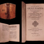 1581 Pompey Trogus Macedonia ROME Justin Nineveh Bongars Universal Histories