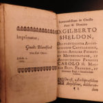 1664 English LAW Lyndwood Provinciales Acton + Sharrock Canterbury Oxford