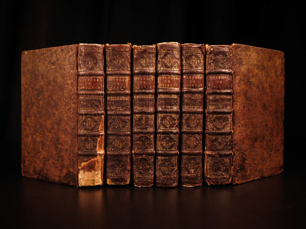 1682 history of france mezeray clovis pharamond legends saint louis ix portraits | <em>françois de mézeray was a 17<sup>th</sup>-century french historian most known for his ‘history of france’. While many such historical works exist, mézeray’s approach is a bit different in that he sought to collect and summarize existing french and latin chronicles. This impressive work covers the historical period from the early 5th-century clovis and the legends of pharamond, to the 14th-century reign of francis i. Other notable royals including hugh capet, charles iii, clovis, and pepin the short. </em> <em> </em> <em>this 1682 edition of mezeray’s famous work <strong>features numerous impressive portrait engravings of the french royals. </strong></em>