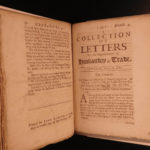 1681 1st ed Houghton Letters of Husbandry & TRADE England Agriculture Finance