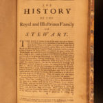 1710 1ed Crawfurd House of Stewart King James II Charles I Stuart England