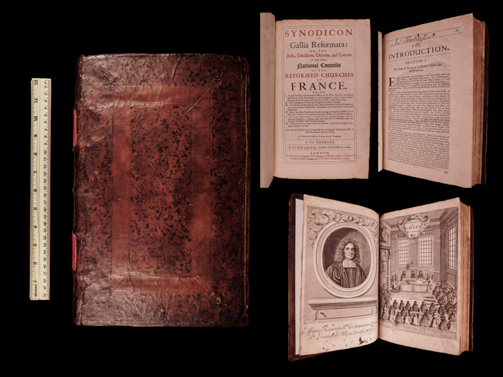 Synodicon in gallia reformata, or, the acts, decisions, decrees, and canons of those famous national councils of the reformed churches in france … : the whole collected and composed out of original manuscript acts of those renowned synods. John quick.