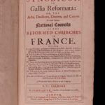 1692 Puritan & Huguenot Liturgy John Quick Gallia Reformata French Protestants