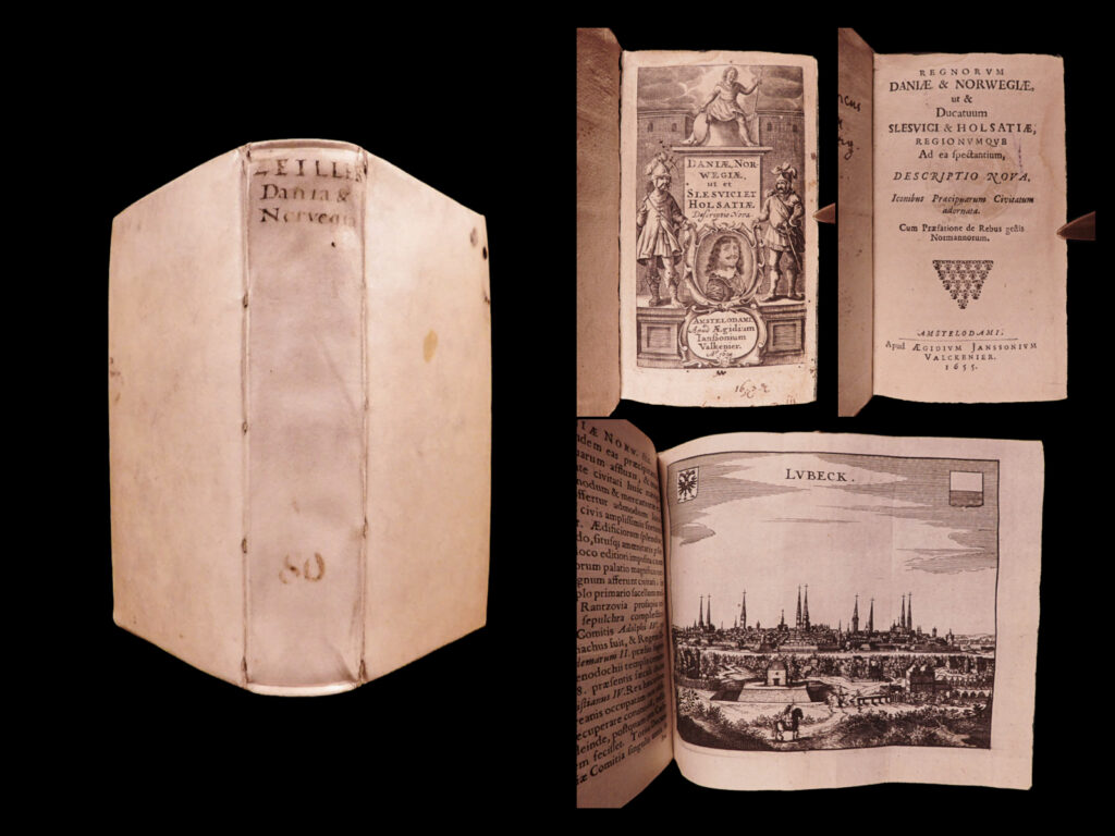 Regnorum daniæ et norwegiæe, ut et ducatuum slesvici et holsatiæ regionumque ad ea spectantium descriptio nova : cum præfatione de rebus gestis normannorum. Martin zeiler.