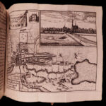 1655 Martin Zeiler Geography of Denmark Germany & Norway Topography MAPS Atlas