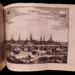 1655 Martin Zeiler Geography of Denmark Germany & Norway Topography MAPS Atlas