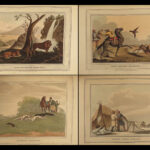 1841 1ed Foreign Field Sports Color Illustrated Hunting Fishing WHALING Howitt