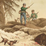 1841 1ed Foreign Field Sports Color Illustrated Hunting Fishing WHALING Howitt