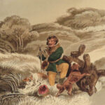 1841 1ed Foreign Field Sports Color Illustrated Hunting Fishing WHALING Howitt
