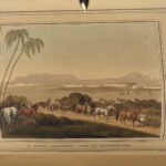 1841 1ed Foreign Field Sports Color Illustrated Hunting Fishing WHALING Howitt
