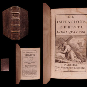De imitatione Christi, libri qvatvor. Thomas a Kempis.