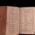 1697 1ed MINIATURE Imitation Christ Thomas a Kempis De Imitation Christi RARE