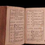 1697 1ed MINIATURE Imitation Christ Thomas a Kempis De Imitation Christi RARE