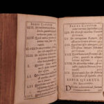 1697 1ed MINIATURE Imitation Christ Thomas a Kempis De Imitation Christi RARE