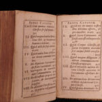 1697 1ed MINIATURE Imitation Christ Thomas a Kempis De Imitation Christi RARE