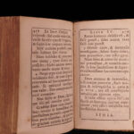 1697 1ed MINIATURE Imitation Christ Thomas a Kempis De Imitation Christi RARE
