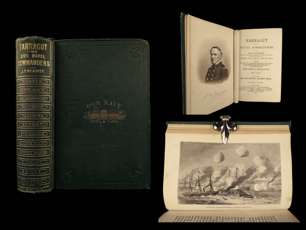 Farragut and our naval commanders. A companion volume to headley’s “grant and sherman”. Comprising the early life and public services of the prominent naval commanders who, with grant and sherman and their generals, brought to a triumphant close the great rebellion of 1861-1865. Joel t. Headley.