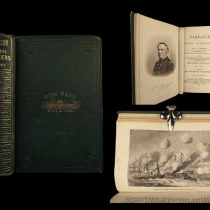 Farragut and our naval commanders. a companion volume to Headley’s “Grant and Sherman”. comprising the early life and public services of the prominent naval commanders who, with Grant and Sherman and their generals, brought to a triumphant close the great rebellion of 1861-1865. Joel T. Headley.
