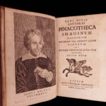 1712 Famous Biographies Galileo AldusRossi Pinacotheca Imaginum Torquato Tasso
