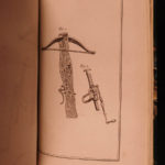 1788 1ed RARE Marolles Chasse au Fusil RIFLE Hunting Crossbows Guns Illustrated
