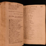 1727 RARE Grand Bible of Noels Christmas Poetry & Hymns Catholic Medieval Manuscript
