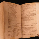 1727 RARE Grand Bible of Noels Christmas Poetry & Hymns Catholic Medieval Manuscript