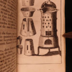 1697 1ed Art of GLASS & Glassware Blancourt Alchemy Philosopher’s Stone Mirrors