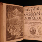 1720 1ed Brussels Massacre Belgium Sacrament of Miracle Judaica Jews