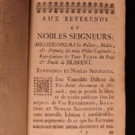 1720 1ed Brussels Massacre Belgium Sacrament of Miracle Judaica Jews