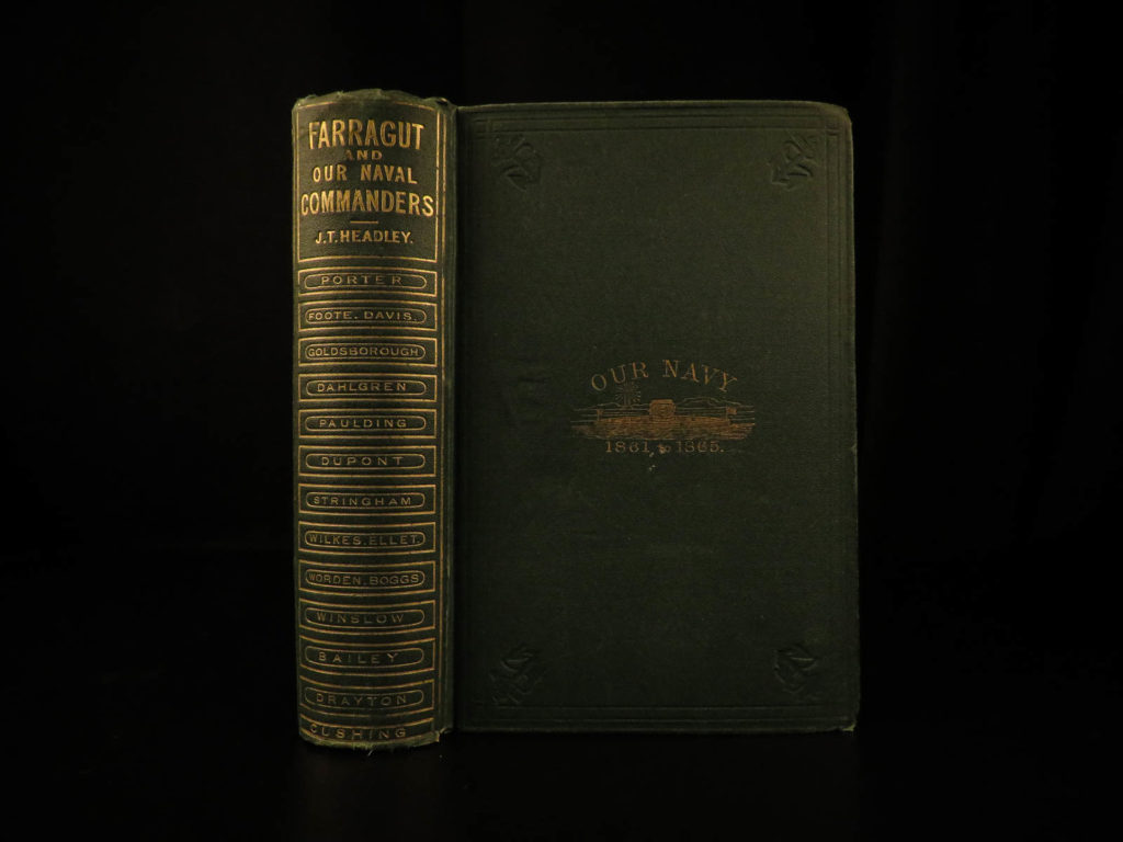 1867 american navy1st ed officers illustrated farragut civil war ironsides ship | <strong><u>“the first biography of david farragut! ”</u></strong> (nevins) <em> </em> <em>joel t. Headley, an american historical author, was known for his biographical works on important american military leaders, such as grant and sherman. His major contribution, of course, is his account of the civil war, entitled ‘the great rebellion’; however, he extended his military focus beyond infantry and cavalry generals in his next work “farragut and our naval commanders”. </em> <em> </em> <em>this work deals exclusively with all aspects of the american navy from generals and commanders, their ships, the types of guns used on the vessels, the wars that the navy played roles in, as well as details of some of the earliest naval ships – the monitor, galena, and ironsides. The naval officer biographies include:</em> <ul> <li>admiral farragut</li> <li>h. Dahlgreen</li> <li>m. Goldsborough</li> <li>h. Stringham</li> <li>h. Davis</li> <li>d. Porter</li> <li>s. Boggs</li> <li>b. Cushing</li> <li>f. Dupont</li> <li>h. Foote</li> <li>d. Porter</li> <li>hiram paulding</li> <li>a. Winslow</li> <li>charles wilkes</li> <li>l. Worden</li> <li>bailey</li> <li>drayton</li> <li>charles ellet</li> </ul>