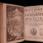 1720 1ed Brussels Massacre Belgium Sacrament of Miracle Judaica Jews