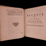 1730 History Geneva Switzerland 1ed Illustrated Swiss City Views Coins 2v Spon