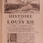 1688 1st ed History of Louis XII King of France Naples Italian WARS Varillas 3v