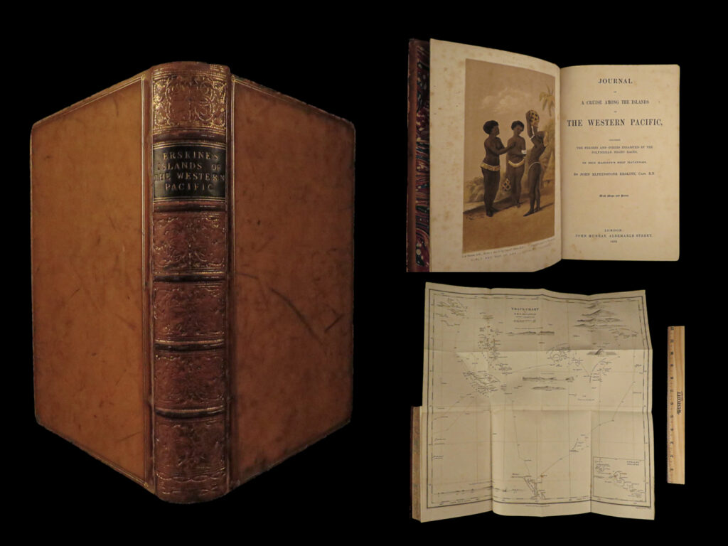 Journal of a cruise among the islands of the western pacific, including the feejees and others inhabited by the polynesian negro races, in her majesty’s ship “havannah”. John e erskine.