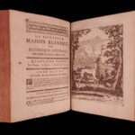 1749 Liger Rustic House Bees Beekeeping Hunting Wine Cuisine Maison Rustique 2v