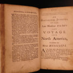 1714 Joutel Journal Voyage MEXICO La Salle Texas Expedition Indians Mississippi