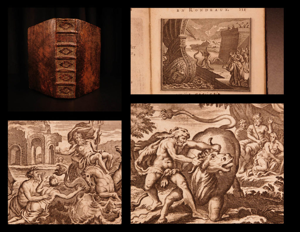 1697 Ovid Metamorphoses in Rondeux Benserade Roman Greek Mythology