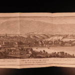 1730 1ed History Geneva Switzerland Illustrated Swiss City Views Coins 2v Spon