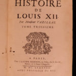 1688 1st ed History of Louis XII King of France Naples Italian WARS Varillas 3v