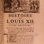 1688 1st ed History of Louis XII King of France Naples Italian WARS Varillas 3v