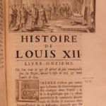 1688 1st ed History of Louis XII King of France Naples Italian WARS Varillas 3v