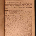 1695 Digby Bull anti Catholic Pope Treatises Church of England Protestant 3in1