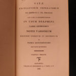 1822 Works of Cornelius Nepos Lives Roman Lawyers Philosophy Rhetoric Delphini