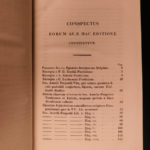 1822 Works of Propertius Elegiac Poetry Epic Roman Mythology Latin Poems Delphini