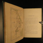 1866 1ed Albert N’Yanza Nile River Africa Egypt Abyssinia Illustrated Map Baker